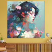 Toile Femme Abstraite (Insitu(Salon))