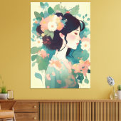 Toile Femme abstraite (Insitu(Salon))
