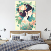 Toile Femme abstraite (Insitu(Chambre))