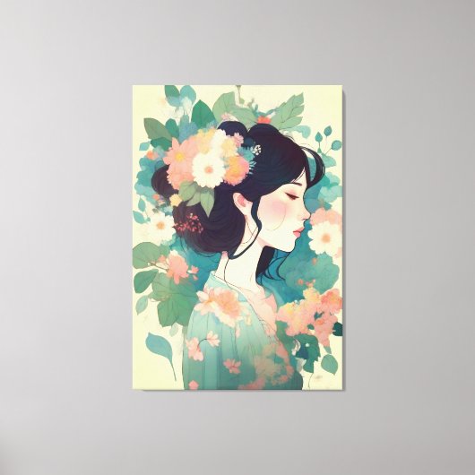 Toile Femme abstraite (Recto)