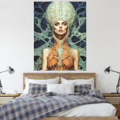 Toile Femme Alien modèle (Insitu(Chambre))