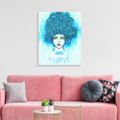 Toile Femme Aquarius (Insitu(Salon))