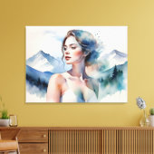 Toile Femme art double exposition (Insitu(Salon))