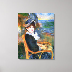 Toile Femme au bord de la mer (de Pierre-Auguste Renoir)