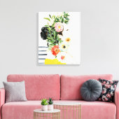 Toile Femme aux fleurs (Insitu(Salon))