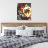 Toile Femme avec le feu Orb-Canvas Imprimer (Insitu(Chambre))