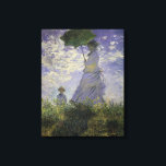 Toile Femme avec parasol par Claude Monet, Art Vintage<br><div class="desc">La promenade, Camille Monet et Son Fils Jean (Femme avec un Parasol) (1875) de Claude Monet est une vintage peinture impressionniste de famille de portrait. Une mère se promène avec son jeune enfant dans un champ ou dans une prairie printanière. Elle tient un parasol et porte une belle robe qui...</div>
