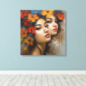 Toile Femme - Chef-d'oeuvre (Insitu (Plancher de Bois))