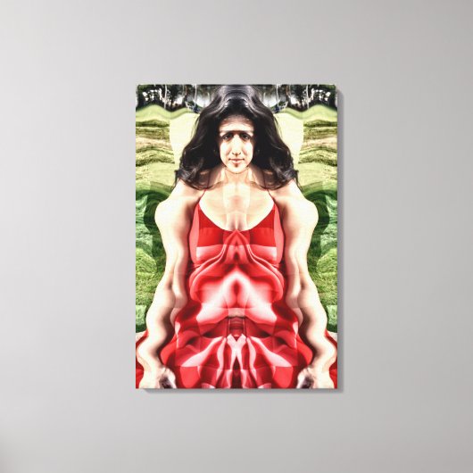 Toile Femme cubiste (Recto)