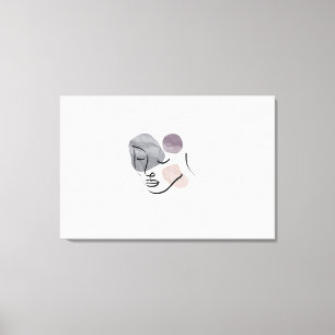 Toile Femme Dame Visage Mannequin de Mode