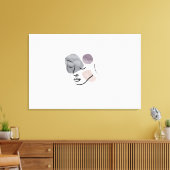 Toile Femme Dame Visage Mannequin de Mode (Insitu(Salon))