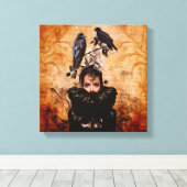 Toile Femme De Crow Dans Les Temps Modernes (Insitu (Plancher de Bois))