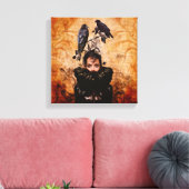 Toile Femme De Crow Dans Les Temps Modernes (Insitu(Salon))