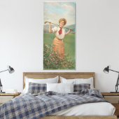 Toile Femme de golf (Insitu(Chambre))