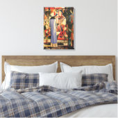 Toile Femme devant une vitrine d'August Macke (Insitu(Chambre))