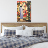 Toile Femme devant une vitrine d'August Macke (Insitu(Chambre))