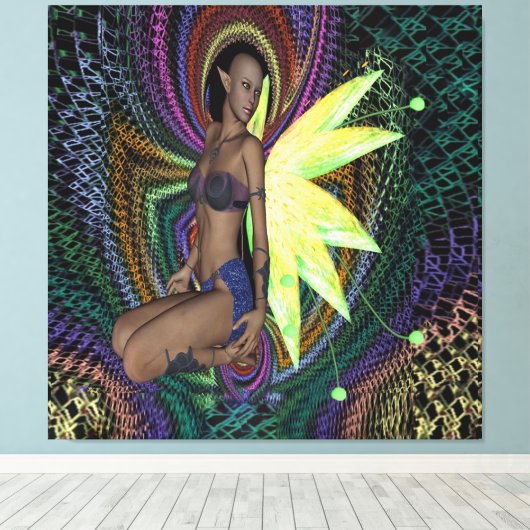 Toile Femme Elf (Insitu (Plancher de Bois))