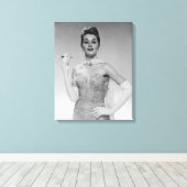 Toile Femme en robe (Insitu (Plancher de Bois))
