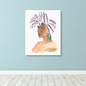 Toile Femme forte et belle (Insitu (Plancher de Bois))