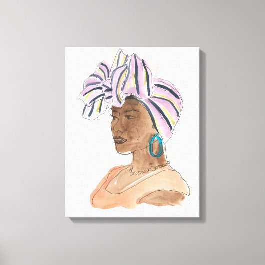 Toile Femme forte et belle (Recto)