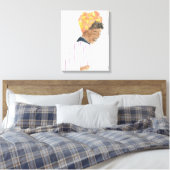 Toile Femme forte et belle souriante (Insitu(Chambre))