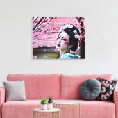 Toile Femme geisha (Insitu(Salon))