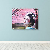 Toile Femme geisha (Insitu (Plancher de Bois))