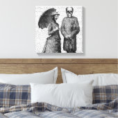 Toile Femme hurlante et crâne (Insitu(Chambre))