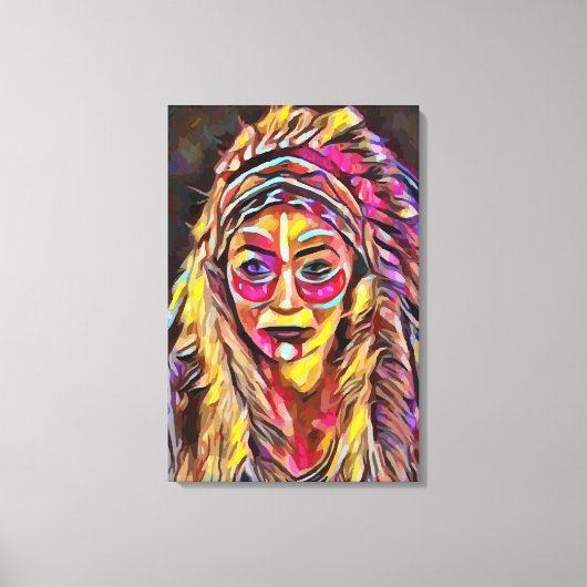 Toile Femme indienne (Recto)