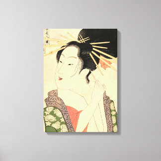 Toile Femme japonaise traditionnelle