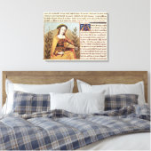 Toile Femme jouant à la viole (Insitu(Chambre))
