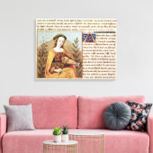 Toile Femme jouant à la viole (Insitu(Salon))