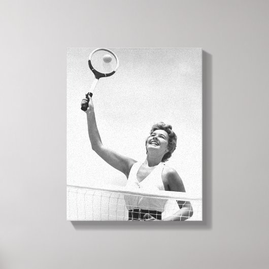 Toile Femme Jouant Au Tennis 2 (Recto)