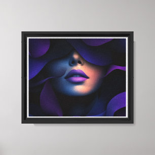 Toile Femme Mystique - Art Mur Esthétique