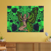 Toile Femme papillon (Insitu(Salon))