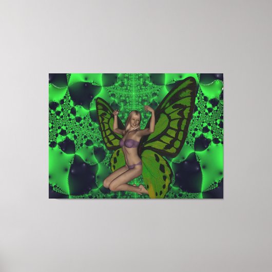Toile Femme papillon (Recto)