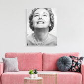 Toile Femme qui regarde (Insitu(Salon))
