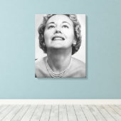Toile Femme qui regarde (Insitu (Plancher de Bois))