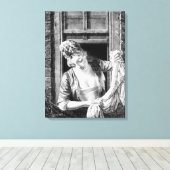 Toile Femme qui se lave (Insitu (Plancher de Bois))