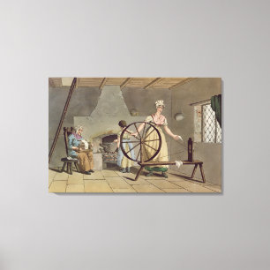 Toile Femme qui tourne, du 'Costume du Yorkshire'