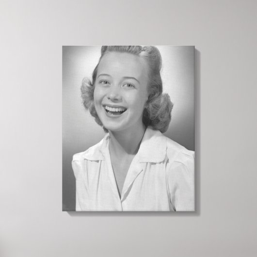 Toile Femme souriante (Recto)