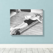 Toile Femme Sun Tanning (Insitu (Plancher de Bois))