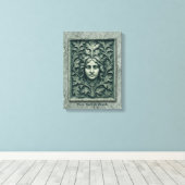 Toile Femme verte - Pierre (Insitu (Plancher de Bois))