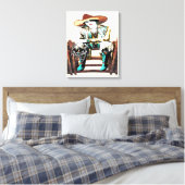 Toile Femme Vintage agrafée (Insitu(Chambre))