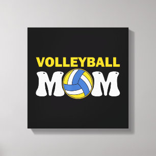 Toile Femmes Volleyball Maman Chemise Jeu Jour Joueur am