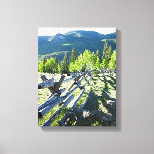 Toile Fenceline en bois (Recto)