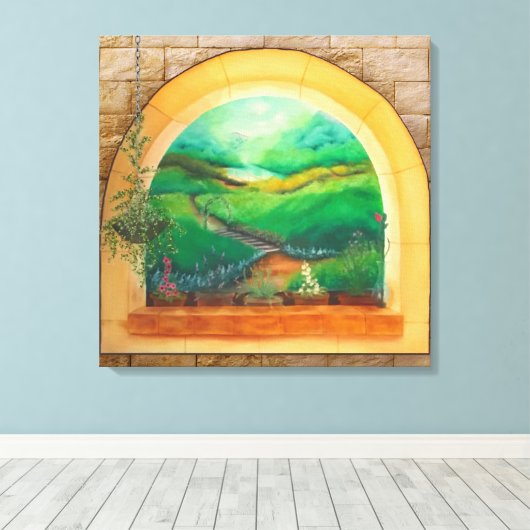 Toile Fenêtre (Insitu (Plancher de Bois))