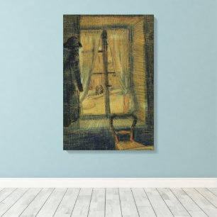 Toile Fenêtre du restaurant "Le Tambourin" de Vincent va