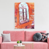 Toile Fenêtre du Studio de Vincent van Gogh à l'Asile (Insitu(Salon))