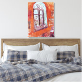 Toile Fenêtre du Studio de Vincent van Gogh à l'Asile (Insitu(Chambre))